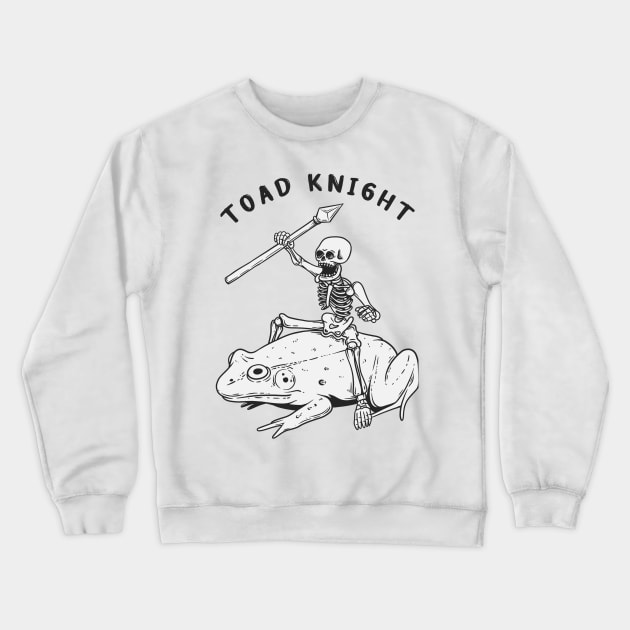 Skeleton knight ride toads Crewneck Sweatshirt by Wahyuwm48